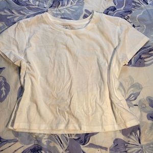 NWT Aerie Cropped White shirt